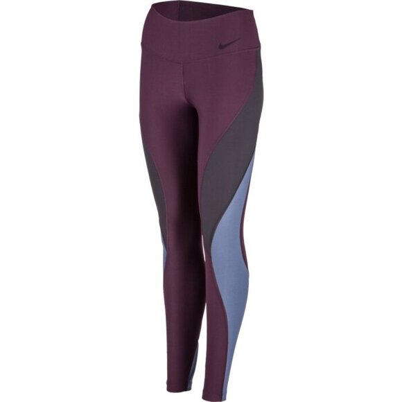Nike Women's Power Legend Tight Dri-Fit Full Length Leggings Tri-Color, Size M - Picture 1 of 10